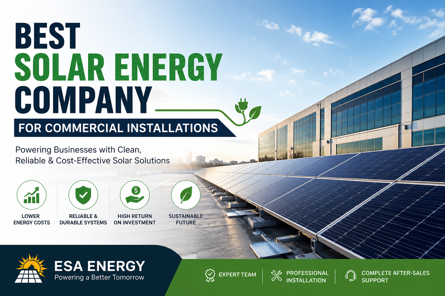 Best Solar Energy Company for Commercial Projects